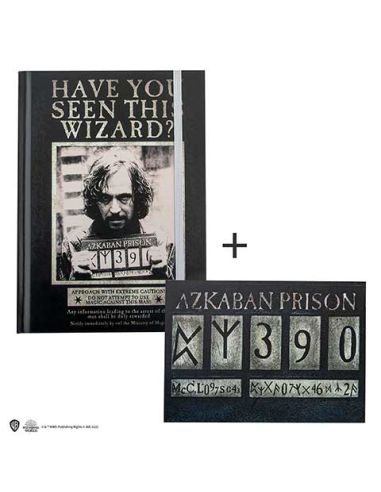 Libreta Harry Potter Tapa dura y Marcapáginas Sirius Black - Harry Potter