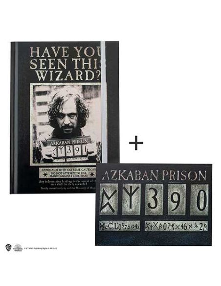 Libreta Harry Potter Tapa dura y Marcapáginas Sirius Black - Harry Potter