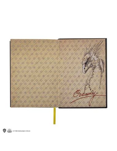 Libreta Animales Fantásticos Tapa dura y Marcapáginas Newt Scamander