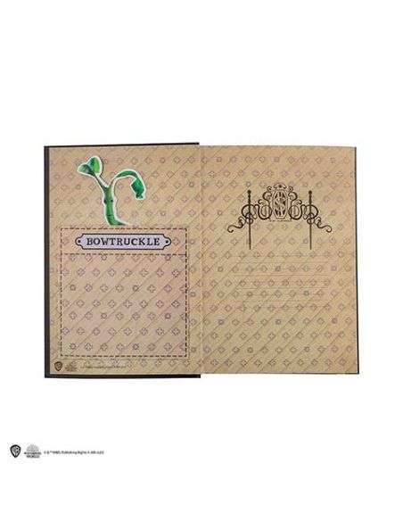 Libreta Animales Fantásticos Tapa dura y Marcapáginas Newt Scamander
