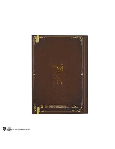 Libreta Animales Fantásticos Tapa dura y Marcapáginas Newt Scamander