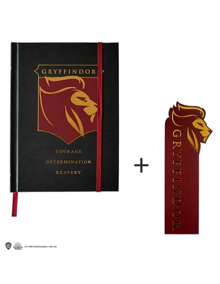 Libreta Harry Potter Tapa dura y Marcapáginas Gryffindor - Harry Potter