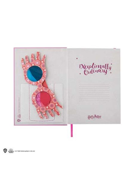 Libreta Harry Potter Tapa dura y Marcapáginas Luna Lovegood- Harry Potter