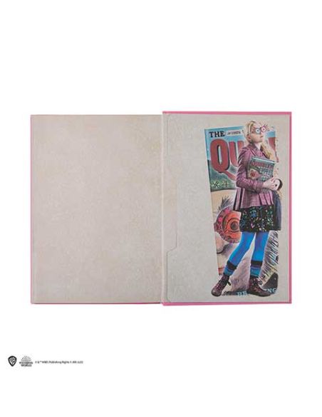 Libreta Harry Potter Tapa dura y Marcapáginas Luna Lovegood- Harry Potter