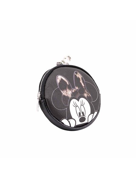 Minnie Mouse Classy Monedero Cookie, Negro