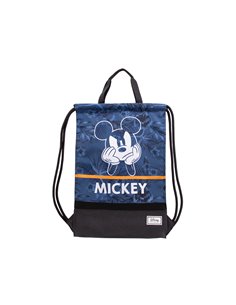 Mickey Mouse Blue Saco de Cuerdas Storm con Asas, Azul Oscuro