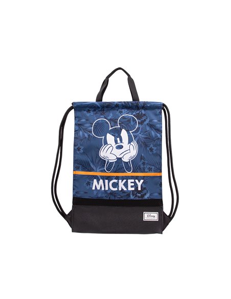 Mickey Mouse Blue Saco de Cuerdas Storm con Asas, Azul Oscuro