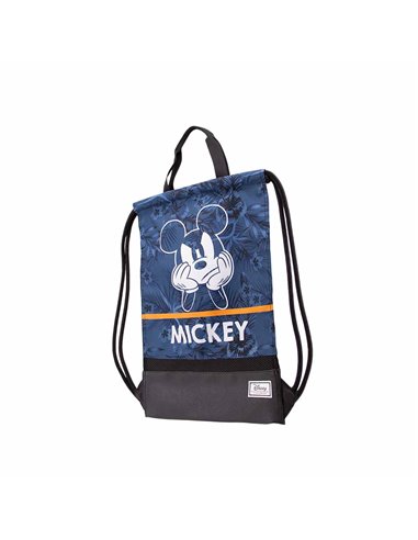 Mickey Mouse Blue Saco de Cuerdas Storm con Asas, Azul Oscuro