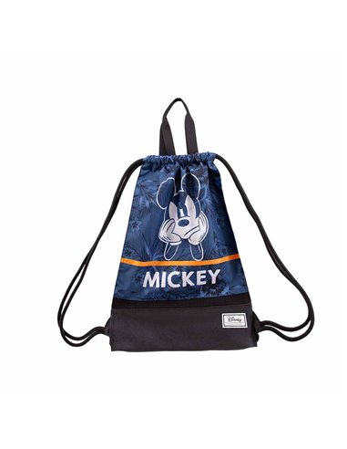 Mickey Mouse Blue Saco de Cuerdas Storm con Asas, Azul Oscuro