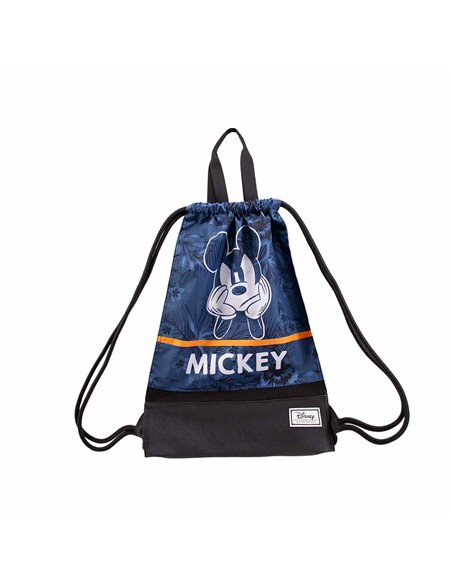 Mickey Mouse Blue Saco de Cuerdas Storm con Asas, Azul Oscuro
