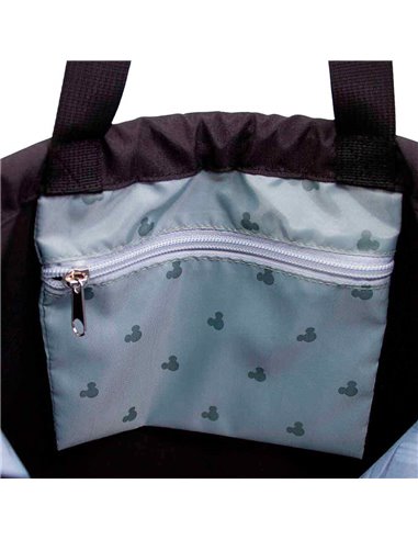 Mickey Mouse Blue Saco de Cuerdas Storm con Asas, Azul Oscuro