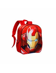 Iron Man Stark Mochila 3D Pequeña, Multicolor