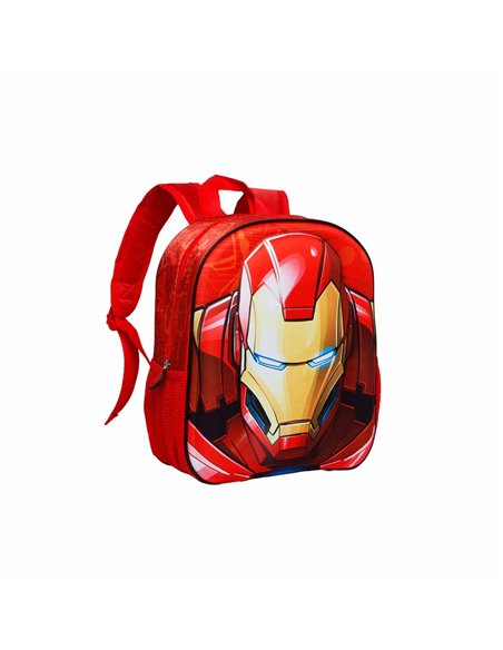 Iron Man Stark Mochila 3D Pequeña, Multicolor