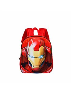 Iron Man Stark Mochila 3D Pequeña, Multicolor 2