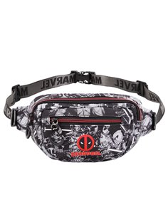 Deadpool Antihero Riñonera Glaze, Gris