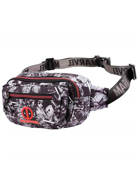 Deadpool Antihero Riñonera Glaze, Gris