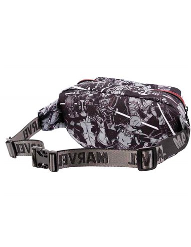 Deadpool Antihero Riñonera Glaze, Gris