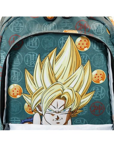 Dragon Ball (Bola de Dragón) Strenght-Mochila Fight HS FAN, Verde