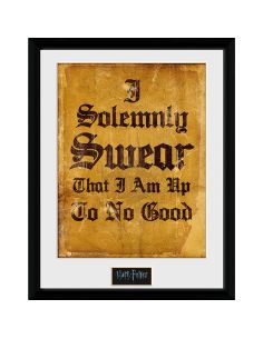 Póster Harry Potter enmarcado Juro solemnemente... - Harry Potter
