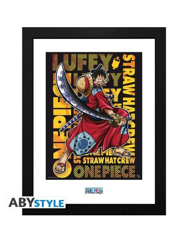 Póster One Piece enmarcado Luffy - One Piece Póster One Piece enmarcado Luffy - One Piece