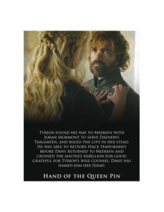 Pin Mano de la Reina - Juego de Tronos 2