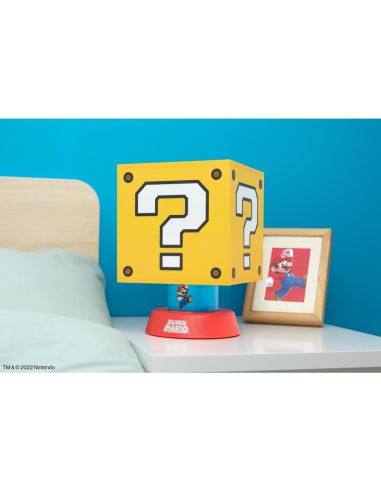 Lámpara Mario Bros Bloque 28 cm - Mario Bros