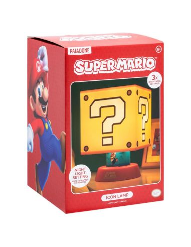 Lámpara Mario Bros Bloque 28 cm - Mario Bros