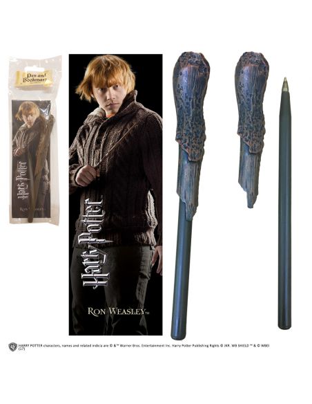 Bolígrafo y Marcapáginas Ron Weasley - Harry Potter