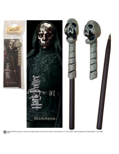 Bolígrafo y Marcapáginas Mortífago - Harry Potter