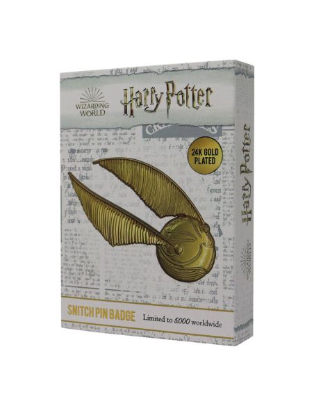 Medallón Snitch Dorada - Edición Limitada - Harry Potter