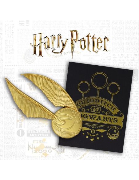 Medallón Snitch Dorada - Edición Limitada - Harry Potter