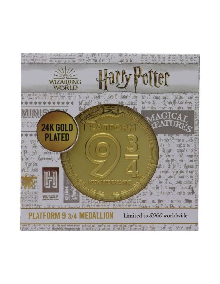 Medallón Andén 9 3/4 - Edición Limitada - Harry Potter