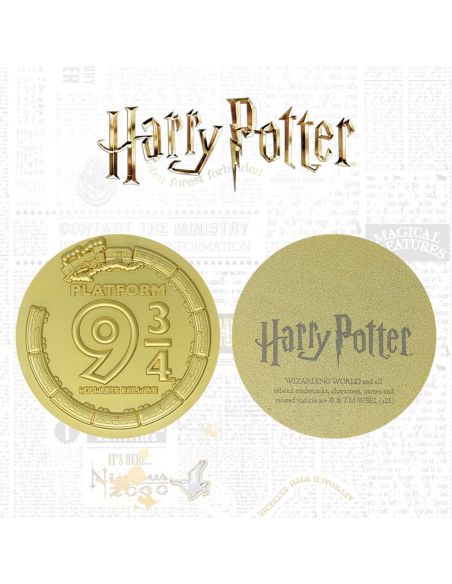 Medallón Andén 9 3/4 - Edición Limitada - Harry Potter