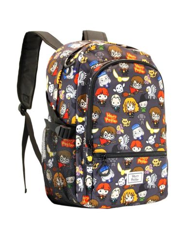 Mochila Harry Potter Kawaii Negro - Harry Potter