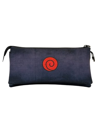 Naruto Symbol-Estuche Portatodo Triple ECO, Naranja