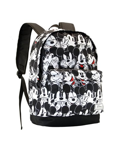 Mickey Mouse Mess Mochila HS FAN, Negro