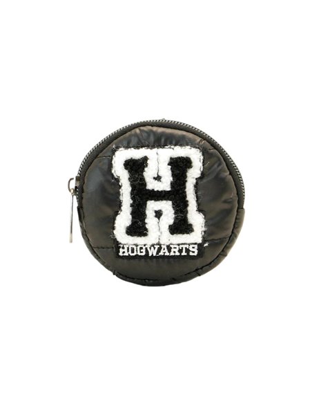 Harry Potter H Monedero Cookie Padding, Negro