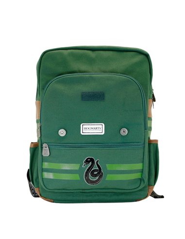 Harry Potter Slytherin-Mochila Oxford, Verde