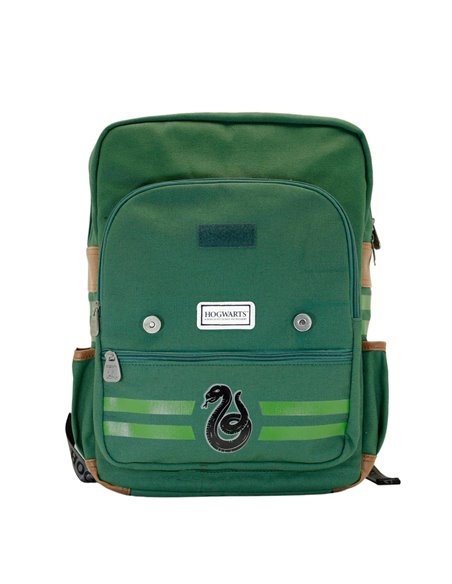 Harry Potter Slytherin-Mochila Oxford, Verde