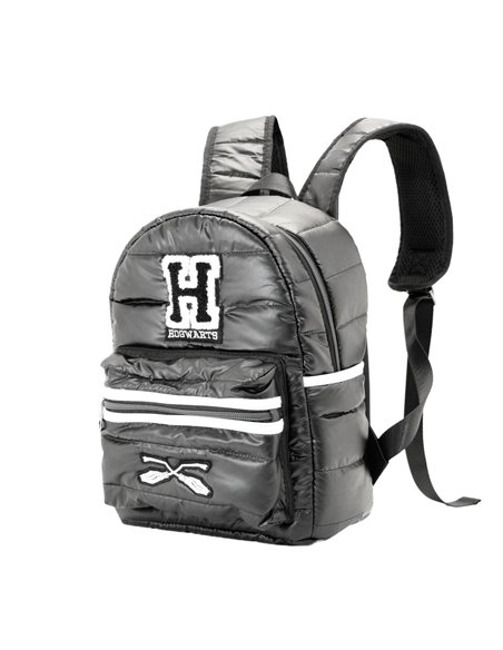 Harry Potter H Mochila Fashion Padding, Negro
