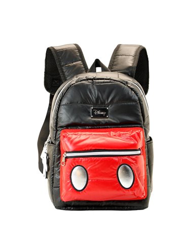Mickey Mouse Air Mochila Fashion Padding, Negro