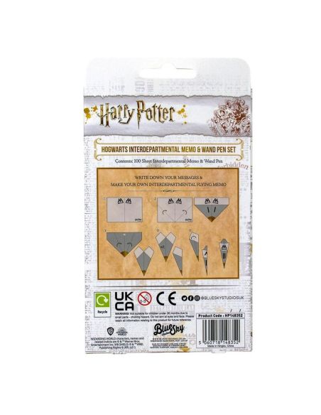 Set Harry Potter Memos Interdepartamentales - Papelería Harry Potter