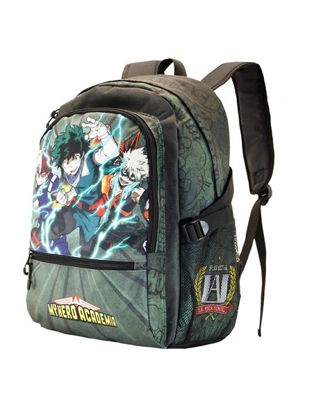 My Hero Academia Battle-Mochila Fight HS FAN, Verde Militar