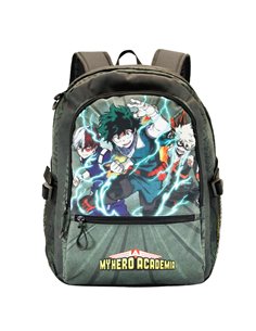 My Hero Academia Battle-Mochila Fight HS FAN, Verde Militar 2