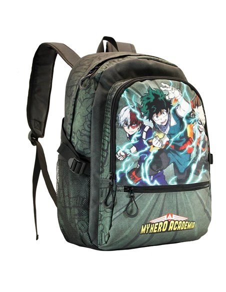 My Hero Academia Battle-Mochila Fight HS FAN, Verde Militar