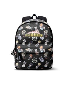 My Hero Academia Chibi-Mochila ECO 2.0, Negro