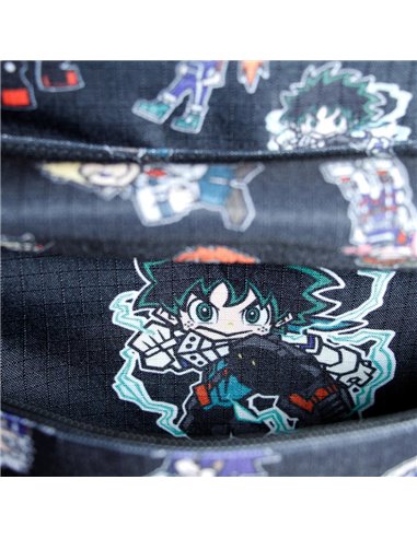 My Hero Academia Chibi-Mochila ECO 2.0, Negro