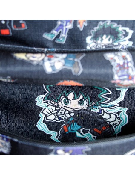 My Hero Academia Chibi-Mochila ECO 2.0, Negro