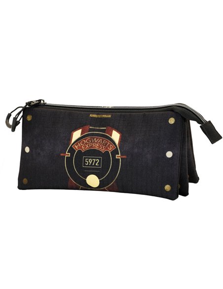 Harry Potter Express-Estuche Portatodo Triple ECO, Multicolor