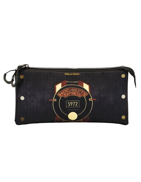 Harry Potter Express-Estuche Portatodo Triple ECO, Multicolor
